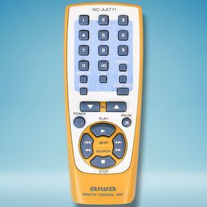 Aiwa RC-AAT11 Remote Control, OEM for CSD-FD82 CSD-TD26 CSD-TD27 CSD-TD28 +